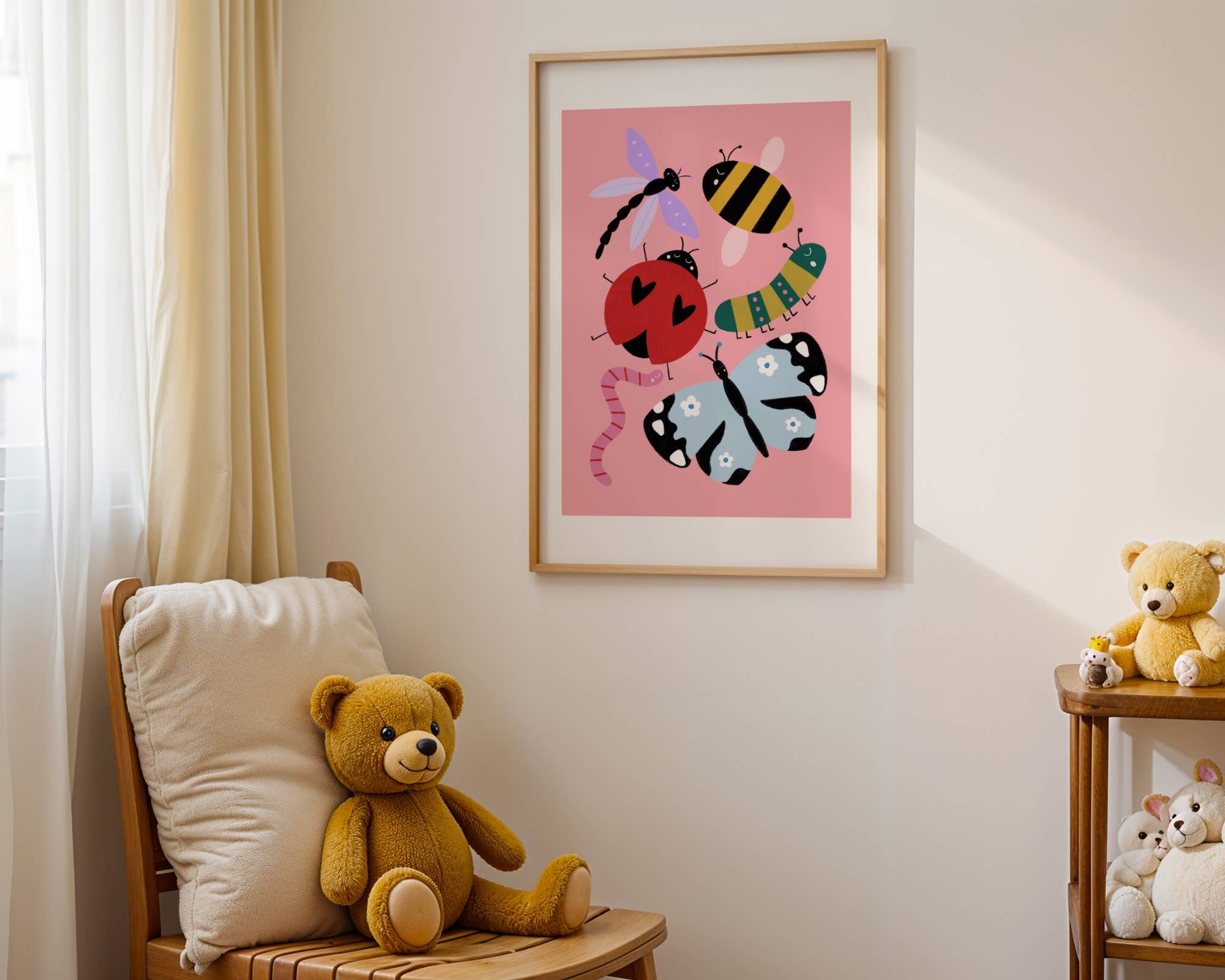 Emmy James Studio – wholesale Art print – Colourful Bug Art Print0