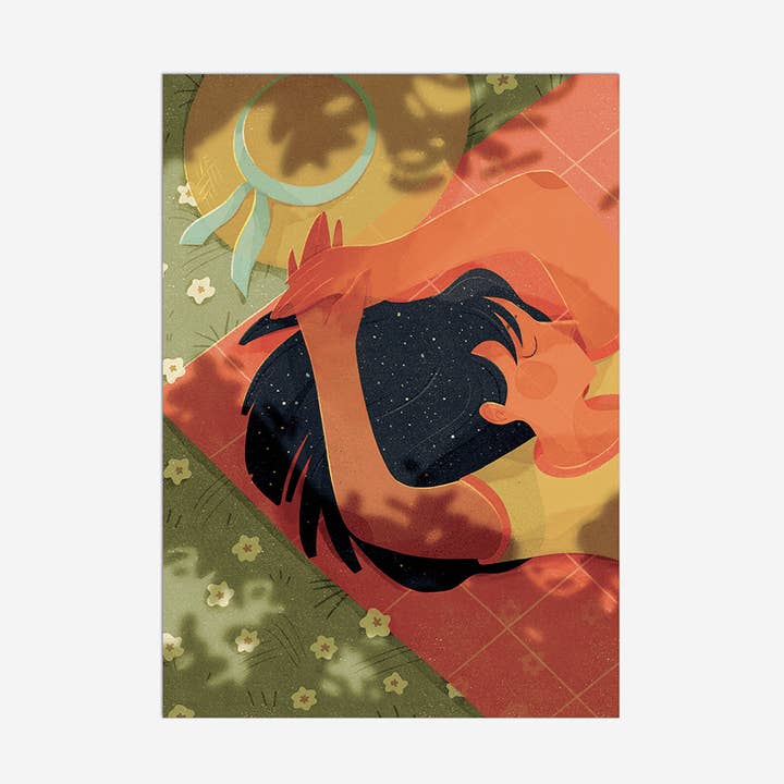 Carte postale - Florence Sabatier - La sieste pour la vente par My 365