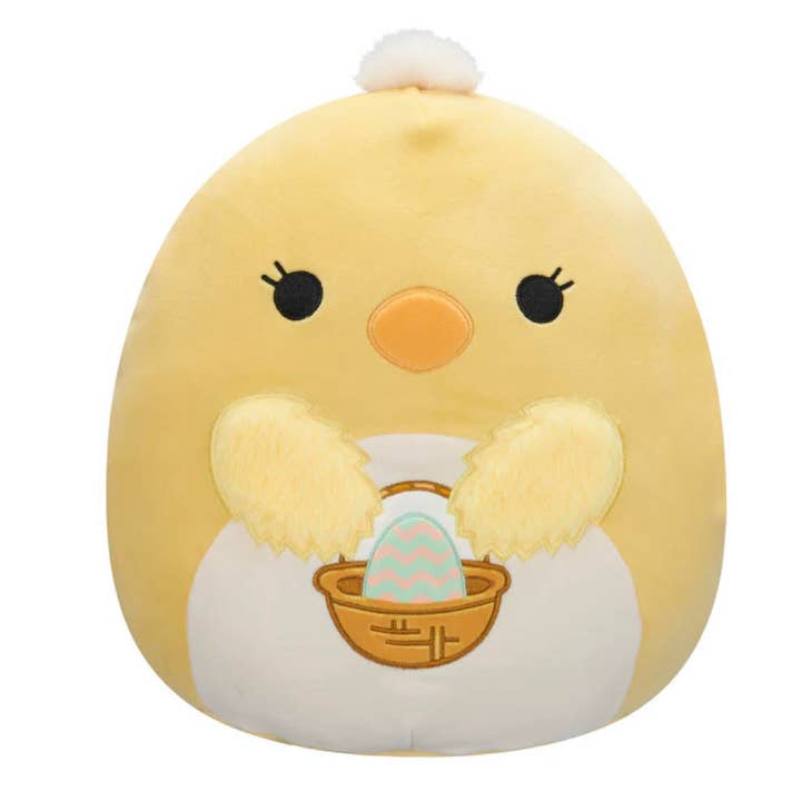 Authentic Street Signs - Wholesale Stuffed/Plush Toy - Kids & Baby - Squishmallow Easter Plush Toy 8" Aimee Chick with Basket