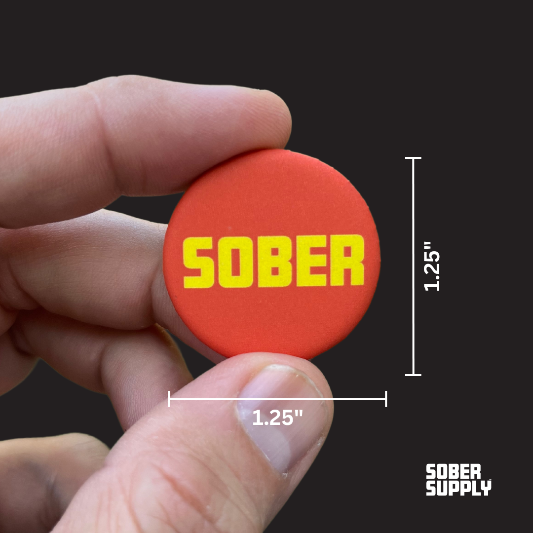 SOBER SUPPLY - Wholesale Lapel Pin/Button - SOBER Button/Pin1