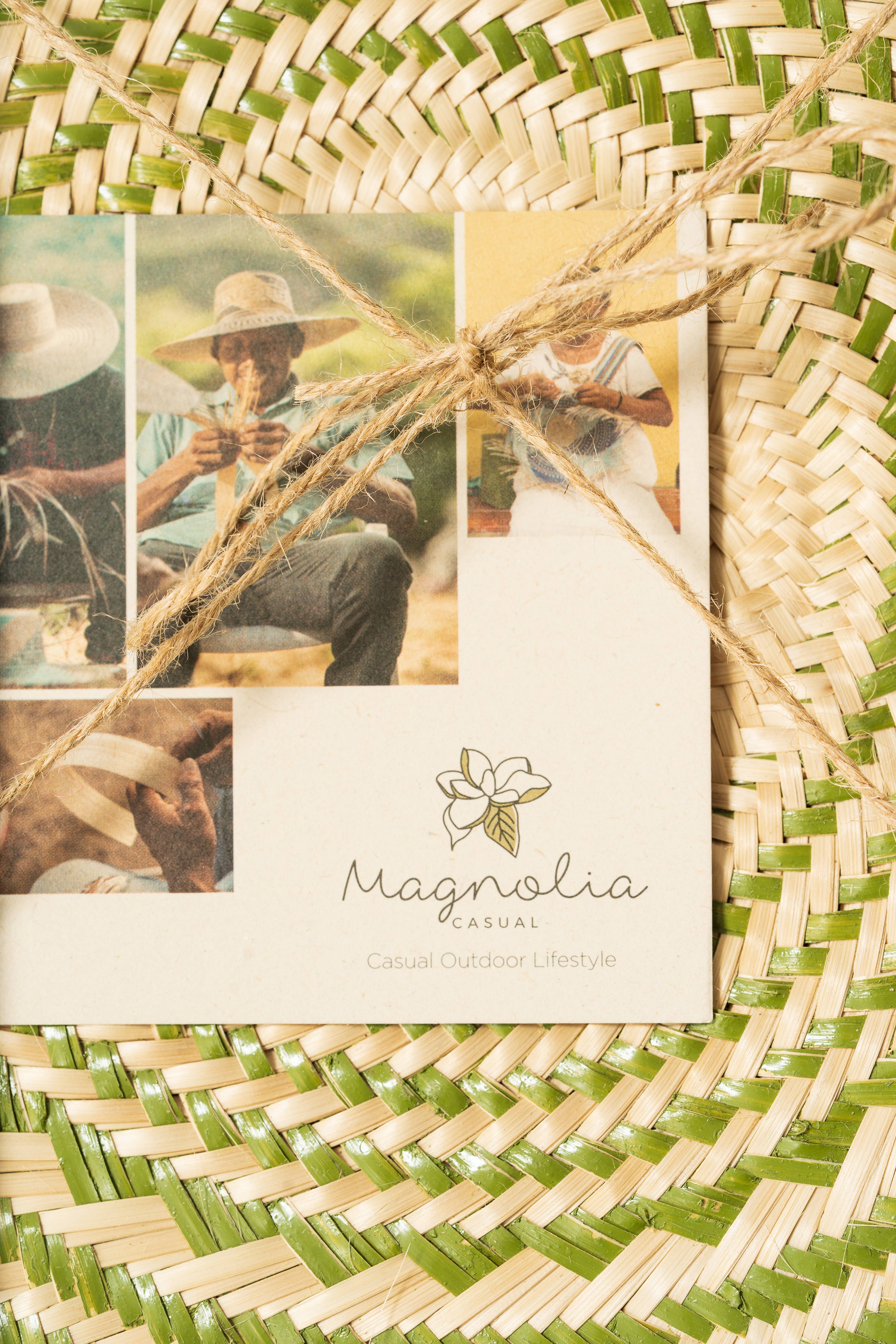 Magnolia Casual - Wholesale Placemat - Placemats - Woven Palm (Set of 4) - Sphere Green4