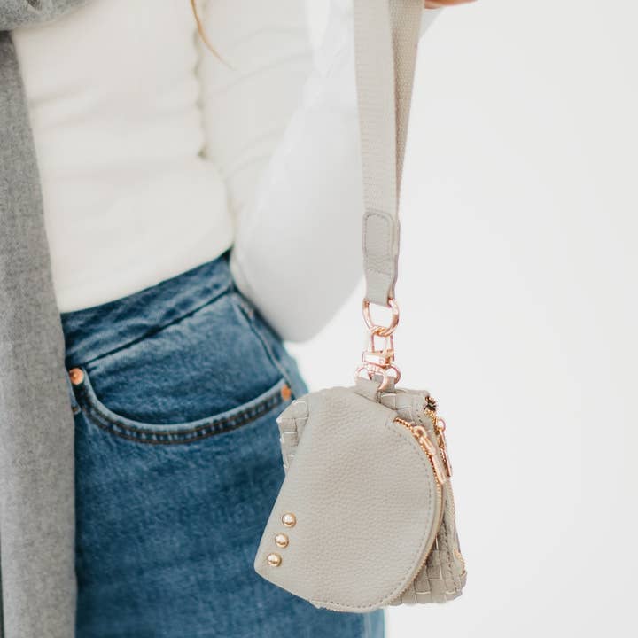 Pretty Simple - Wholesale Wristlet - Wonderlust Woven Dual Pouch WristletÂ