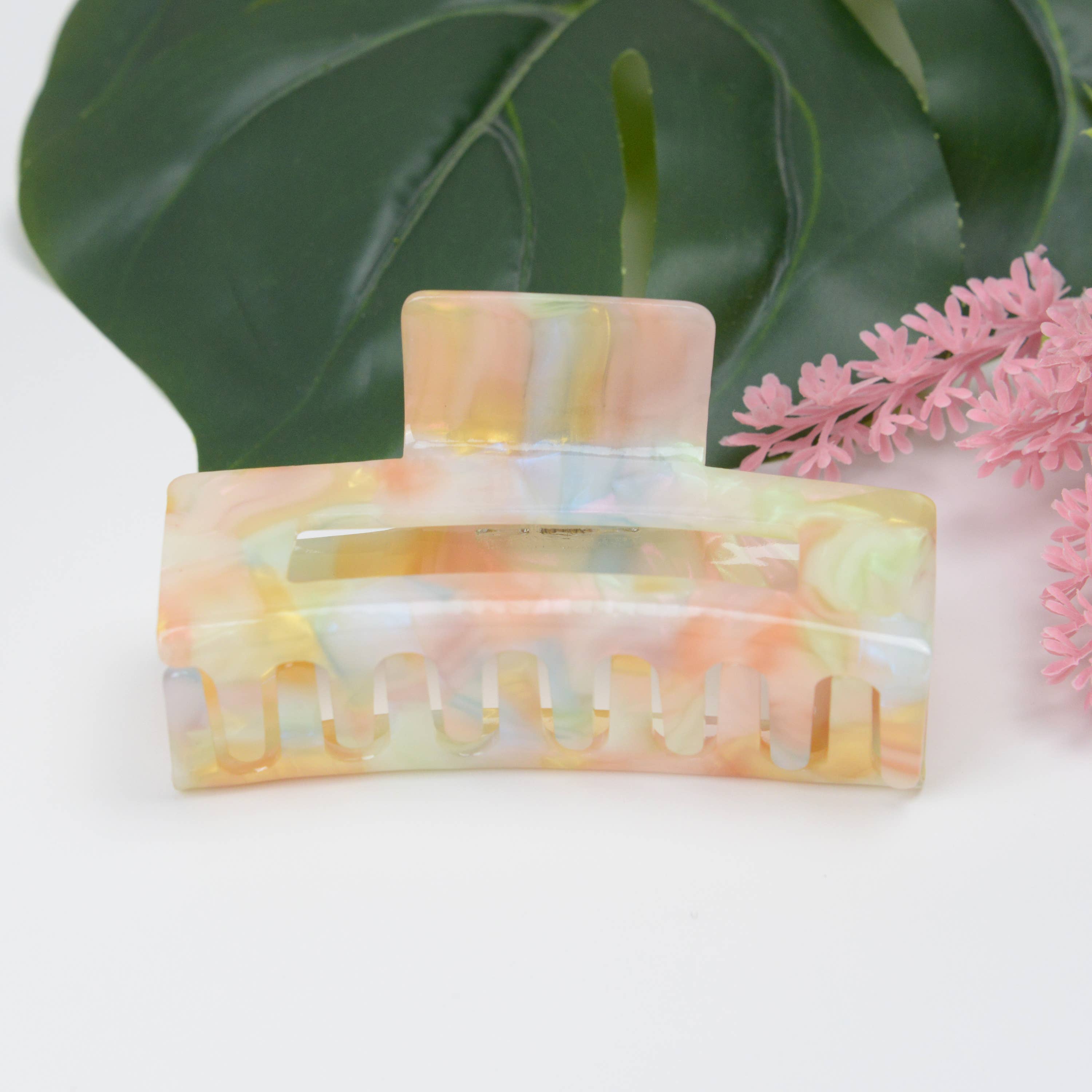 TheDivaSoap - Wholesale Hair Clip - Women's - Magic color acetate large square Hair Claw Clip0