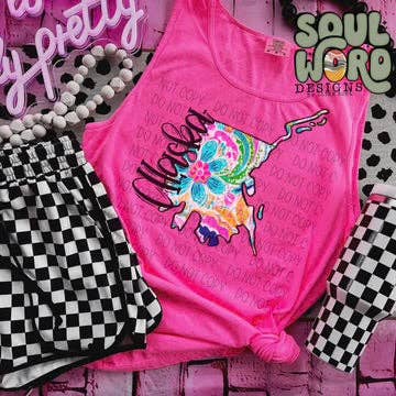 Paisley States DTF Print for wholesale by Simple Tymes