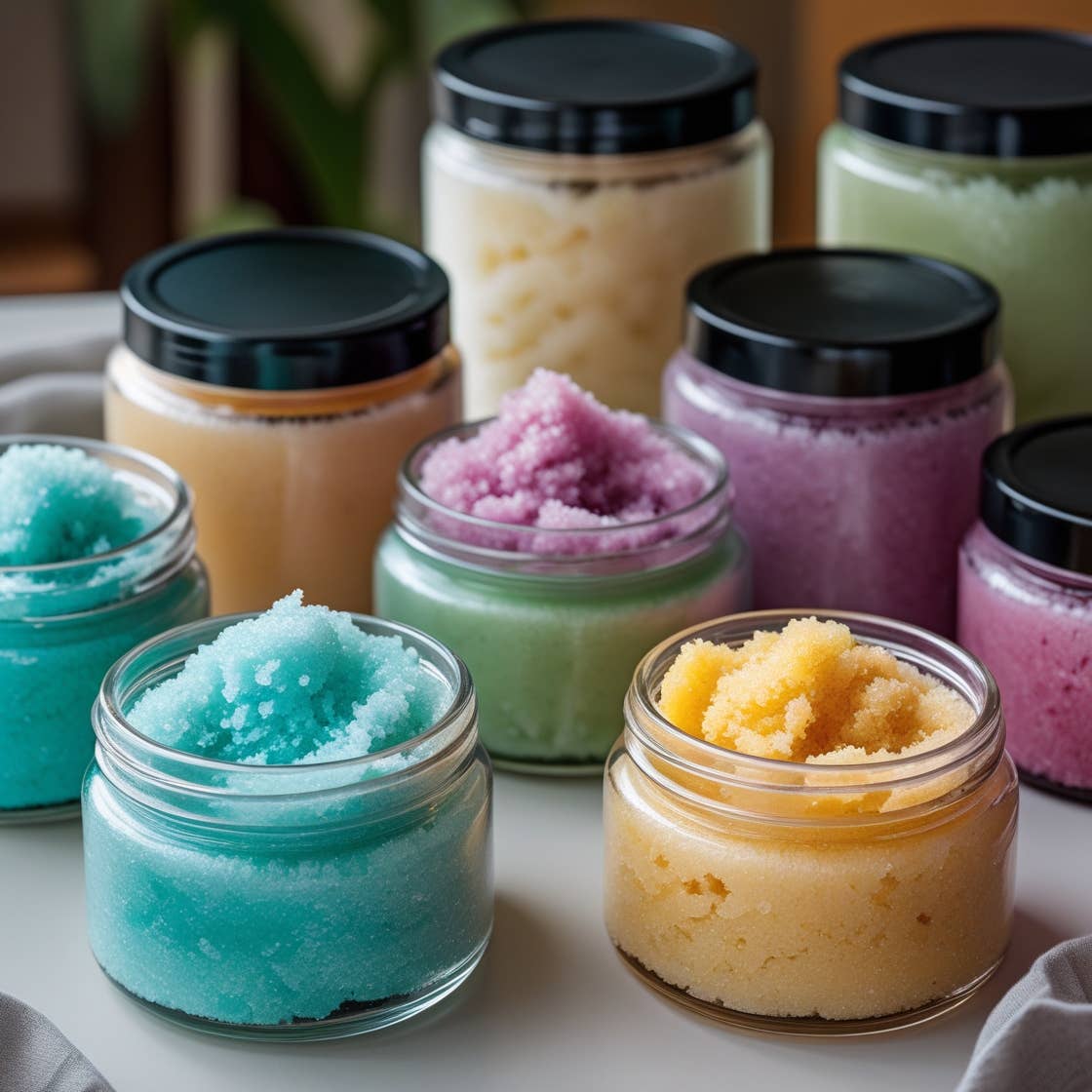 Beautique Goals – wholesale Kroppsskrubb/Exfoliant – Ekologisk blandning socker-salt exfolierande skrubb2