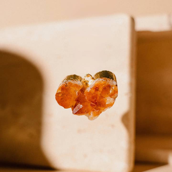 PHOEBE´S - Wholesale Pendant/charm necklace - Amethyst Necklace, Birthstone Heart3