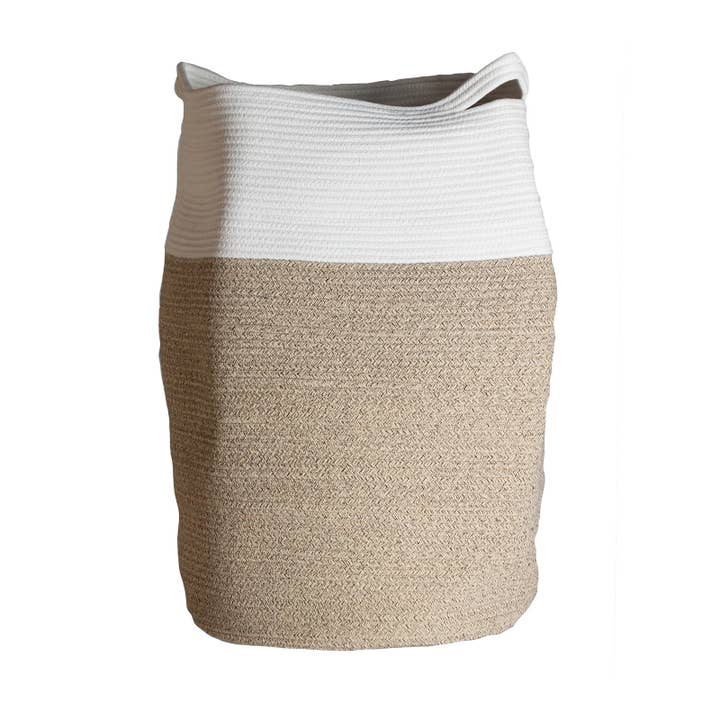 Mand, Van Katoen, In Witte Kleur, Van 49X49X64cm voor wholesale door B&B