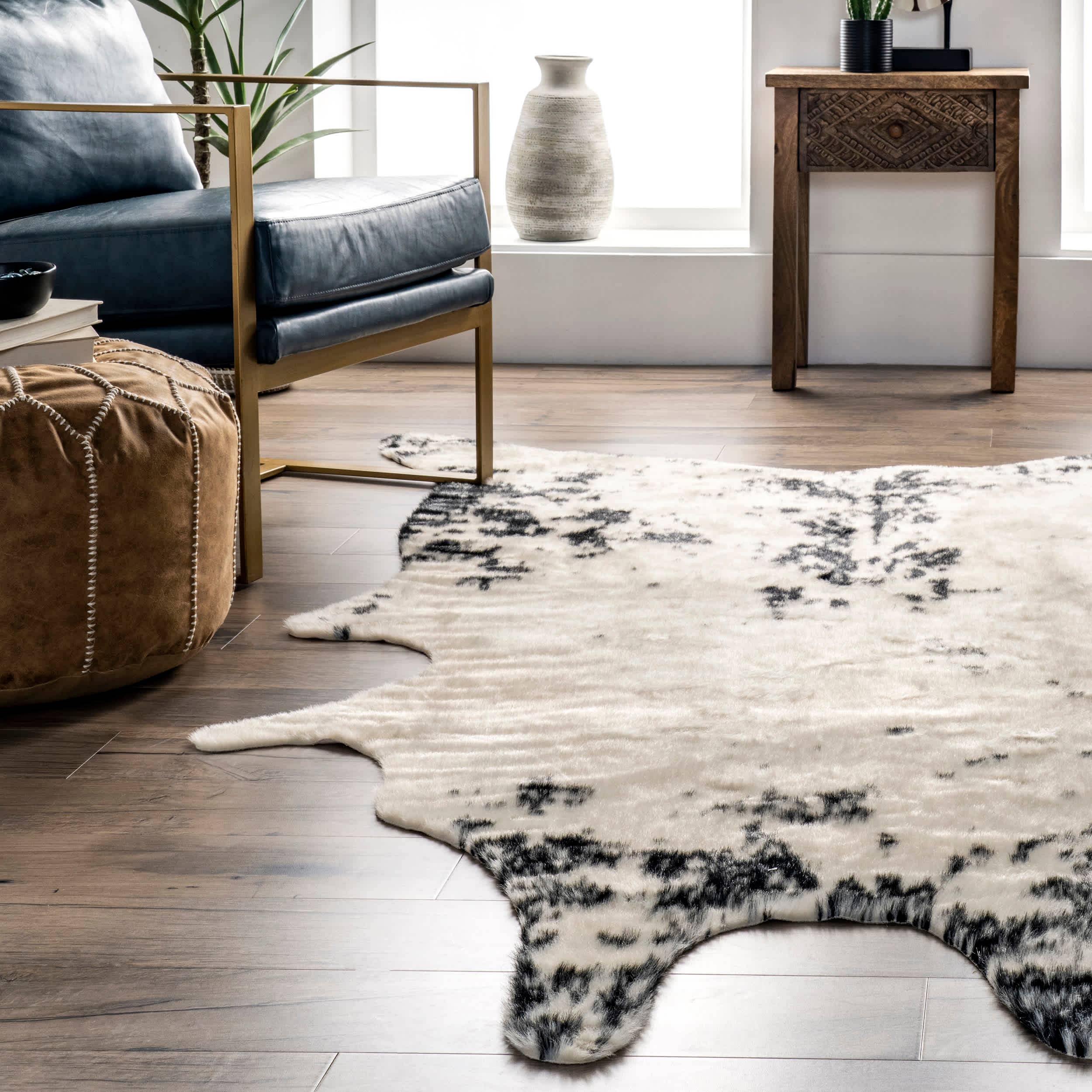 nuLOOM - Wholesale Area Rug - Faux Cowhide Washable Area Rug25