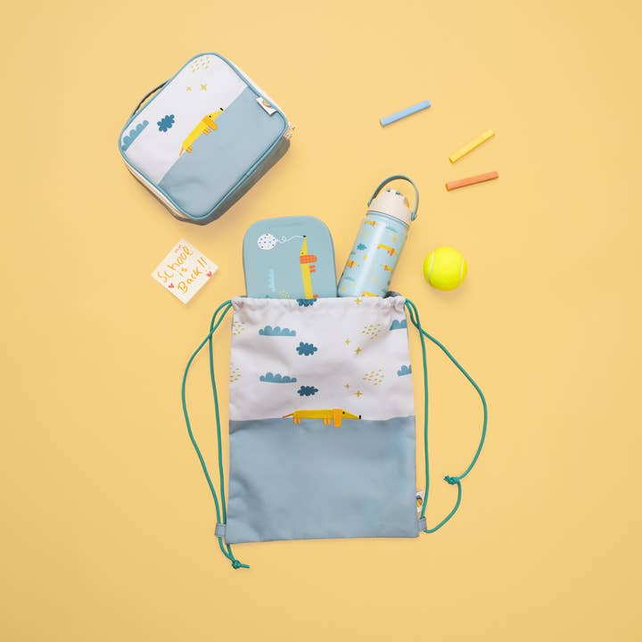the cotton cloud - Wholesale Drawstring Bag - Kids - Kids Drawstring Bag Flying Dog