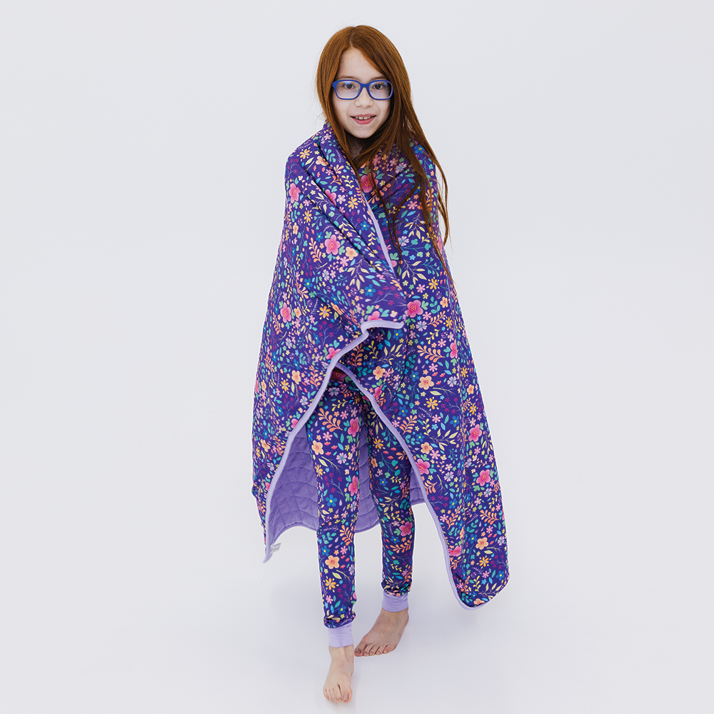 Bam & Stitch - Wholesale Bedding Blanket - Kids & Baby - Orchid Gardens Blanket3