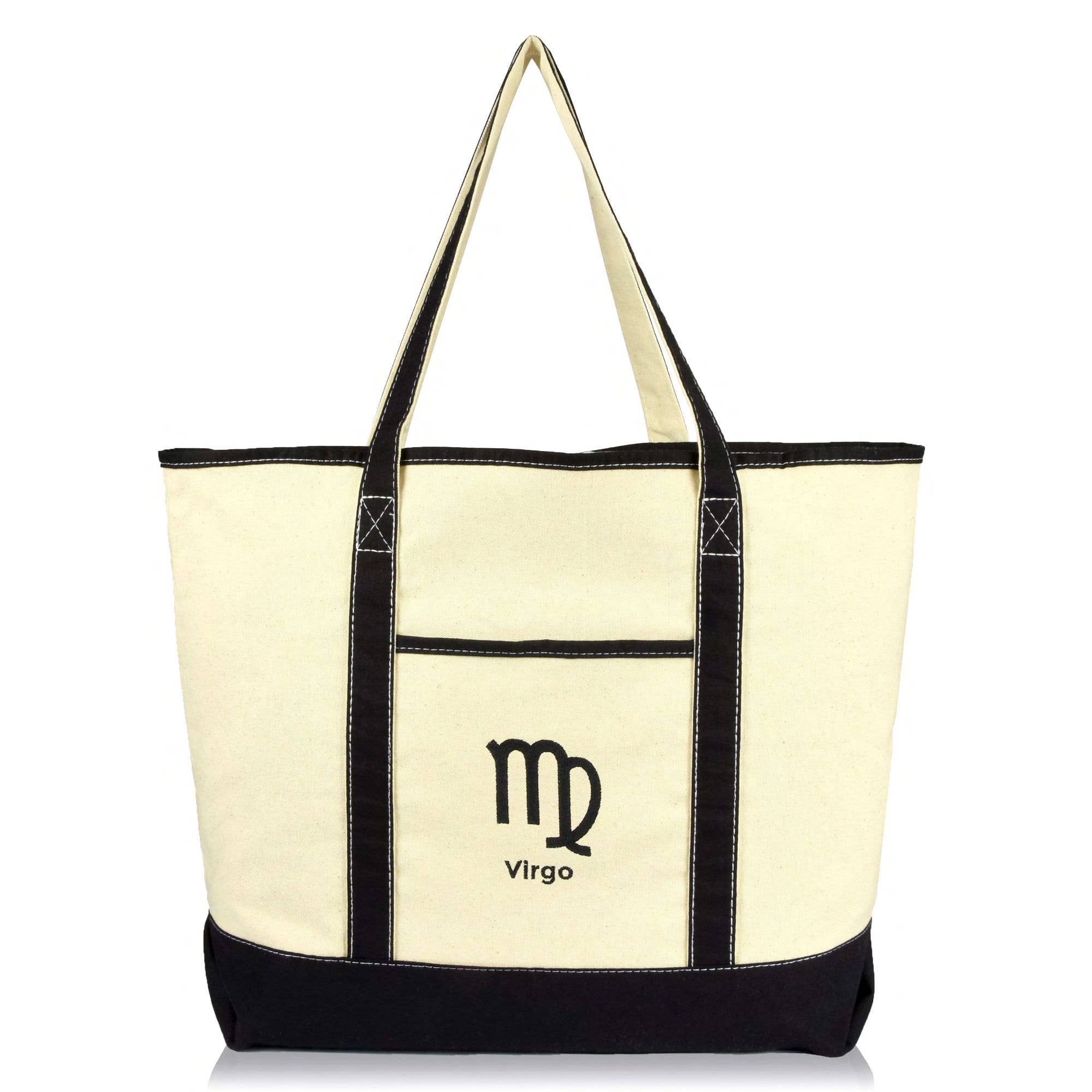 Dalix - Wholesale Tote Bag - Women's - DALIX Zodiac Sign Tote Bag  Horoscope Astrology68
