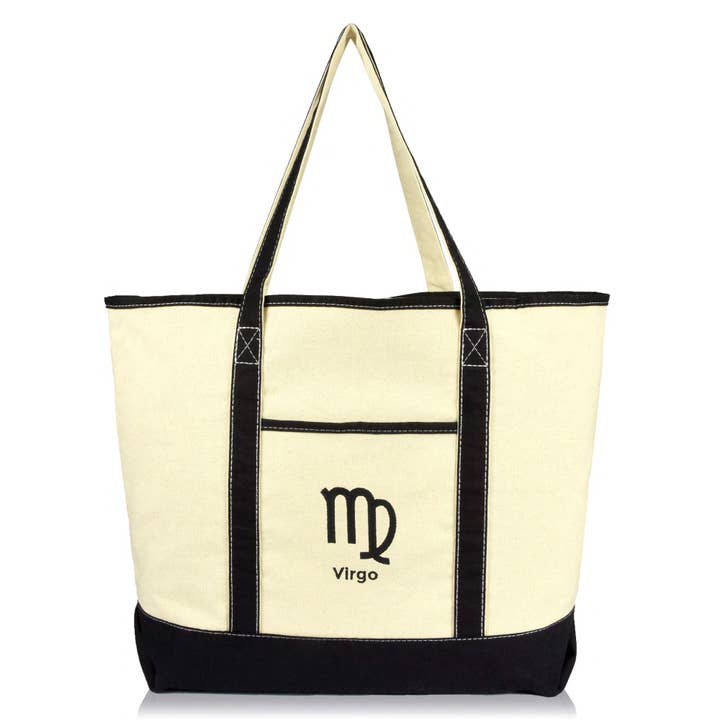 Dalix - Wholesale Tote Bag - Women's - DALIX Zodiac Sign Tote Bag Horoscope Astrology68