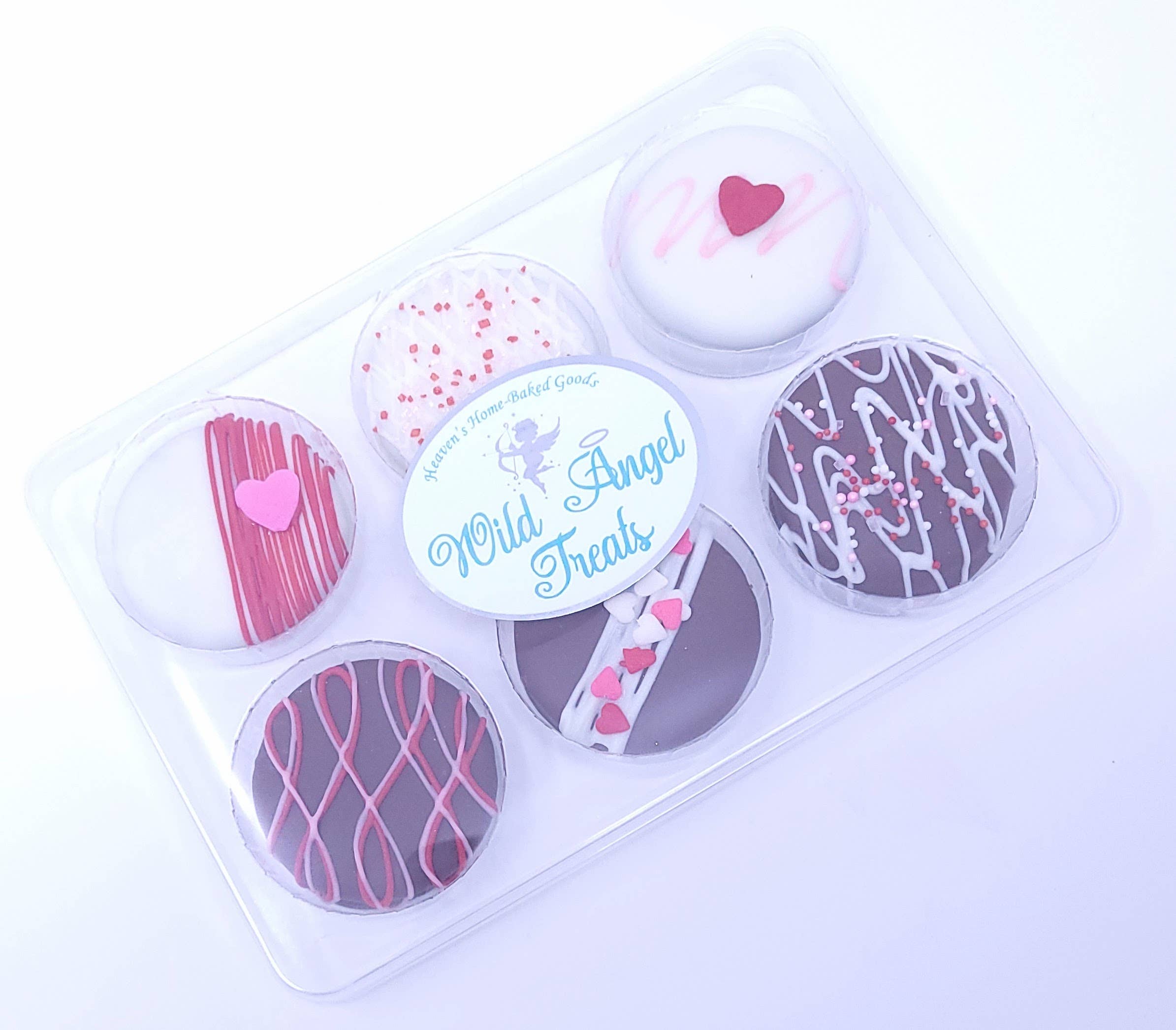 Wild Angel Treats, LLC - Wholesale Chocolate Covered Sweets - Valentine's Day  Chocolate Covered Oreos - 2-Packs1