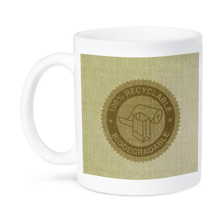 3dRose - Wholesale Coffee Mug - 3dRose, Recycle icon earth friendly art, Mug8