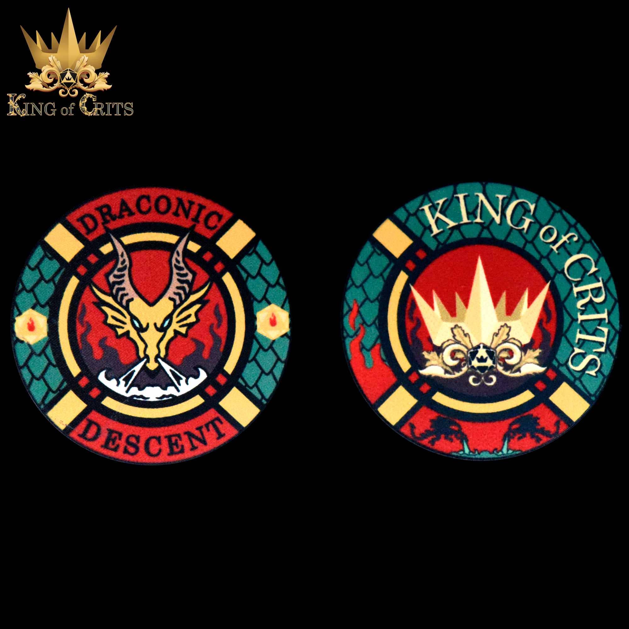 DNDDICE.COM – wholesale Dice – Draconic Descent - 11 Dice Set4