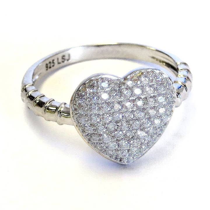 Herzring - Klicken Sie hier für Farboptionen für den Großhandel von Liza Schwartz Jewelry