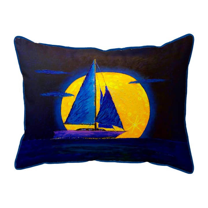 Moonrise Sail II Binnen/Buiten Kussen voor wholesale door Betsy Drake Interiors