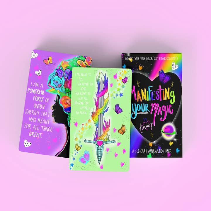 Timmery - Wholesale Tarot Cards - Manifesting Your Magic - 52 Card Affirmation Deck10