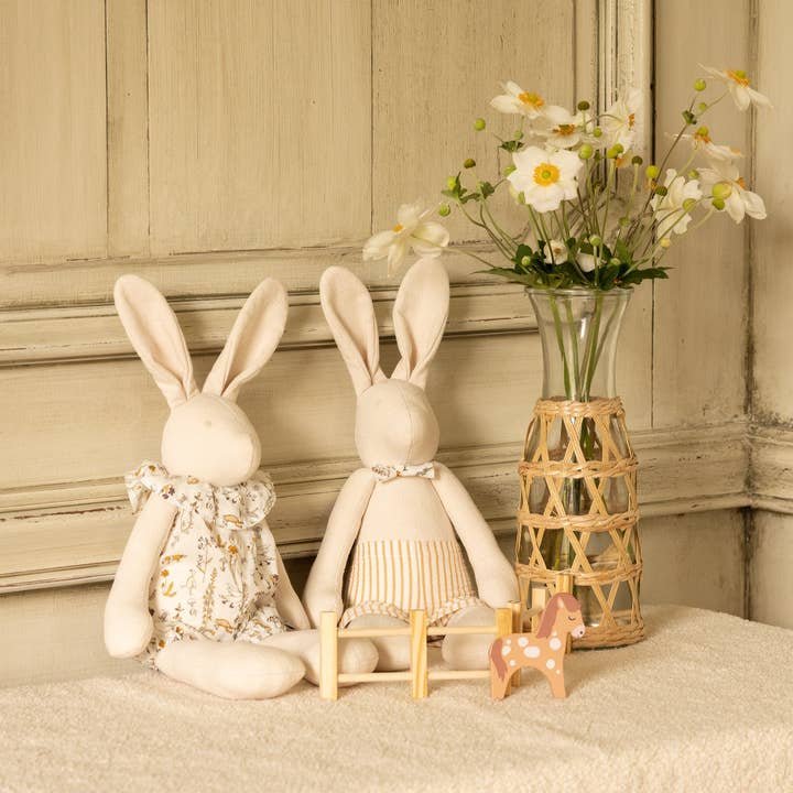 Pamplemousse Peluches - Wholesale Doll - Kids - Arthus The Rabbit Fabric Doll3