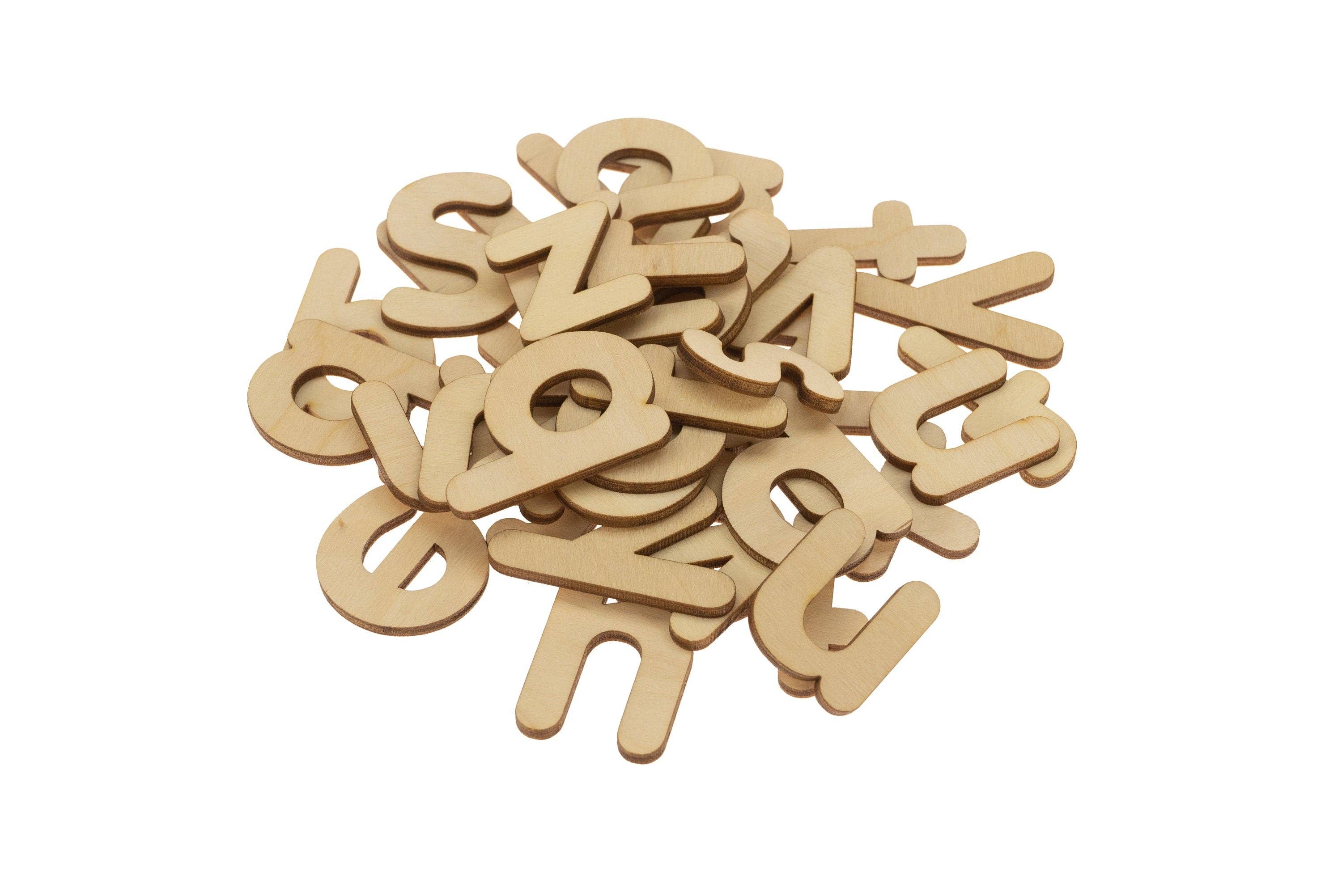 Munda Mundi - Wholesale Craft Supplies - 2 x full sets of wooden alphabet letters1