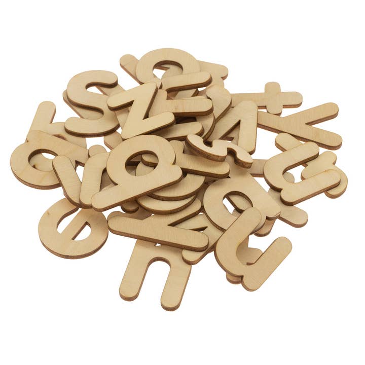 Munda Mundi - Wholesale Craft Supplies - 2 x full sets of wooden alphabet letters1