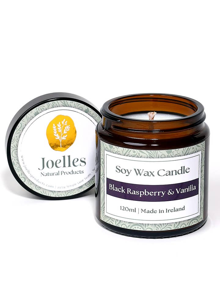 Vela de frambuesa negra para venta al por mayor de Joelles Home Fragrances