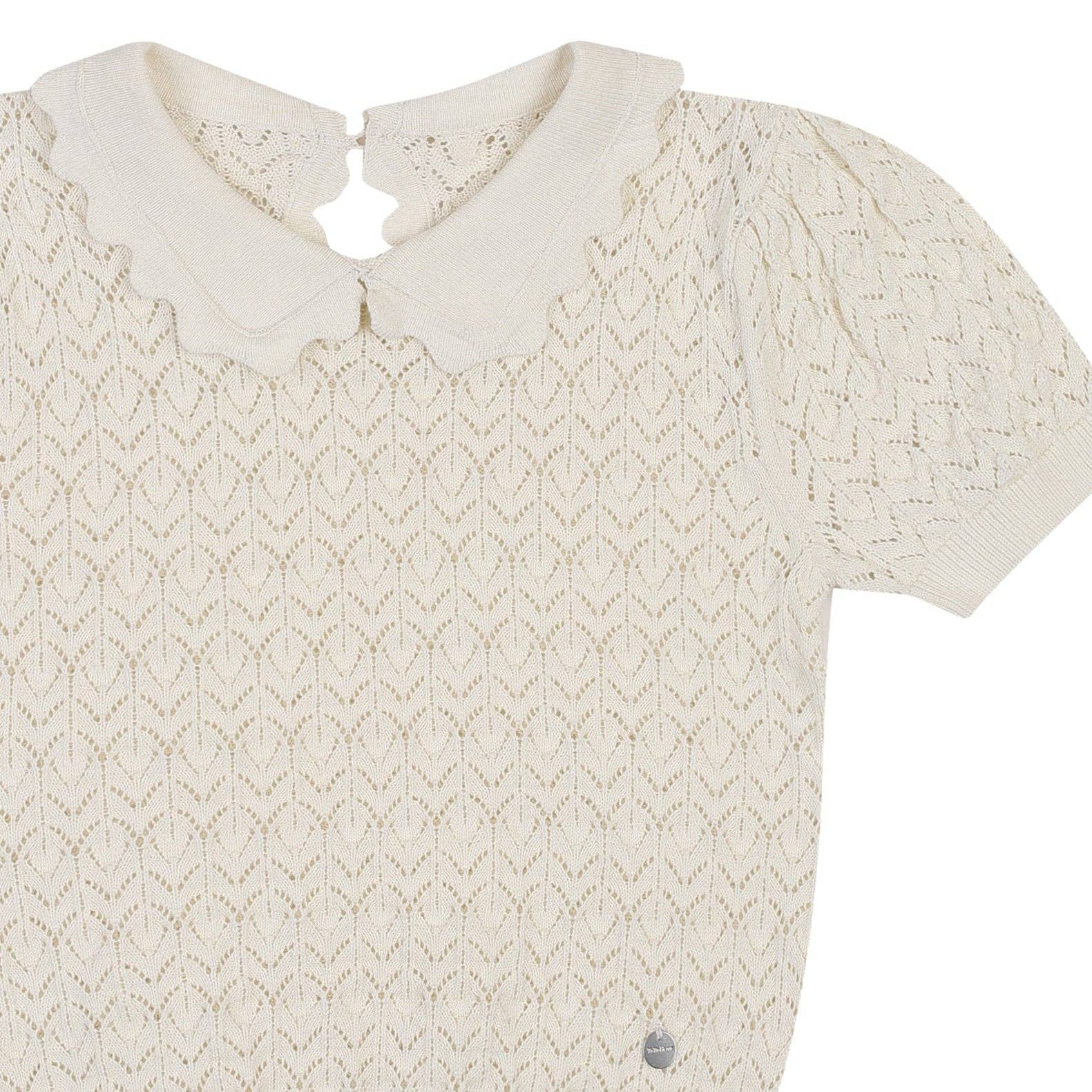 ToTo Heros - Wholesale Knit Top - Kids - Ali Hollow Knit Short Sleeve Knit Top3