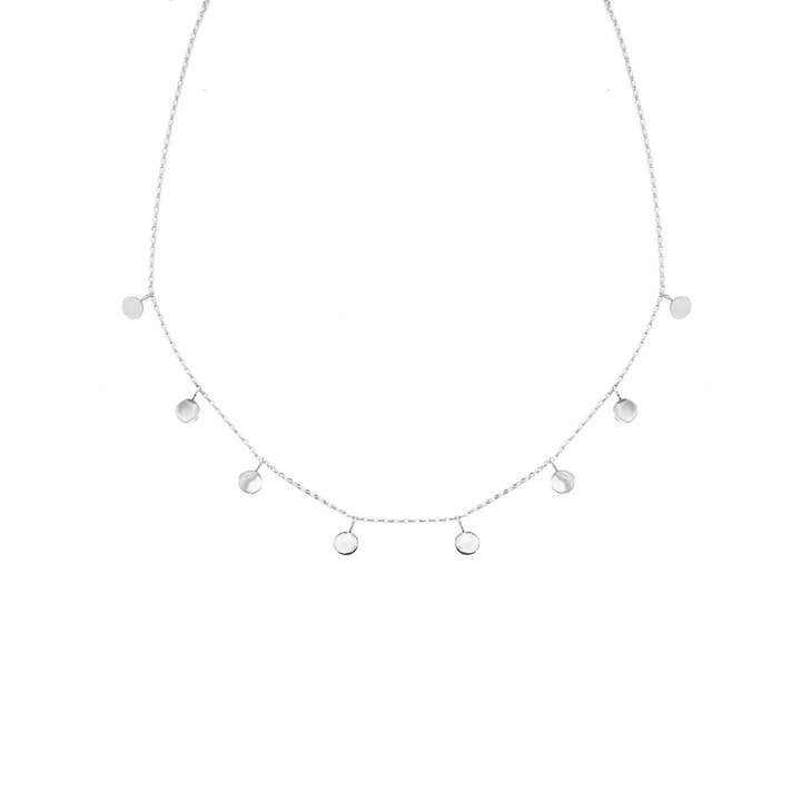 Collier ras du cou à breloques en argent pour la vente par LAVEY LONDON