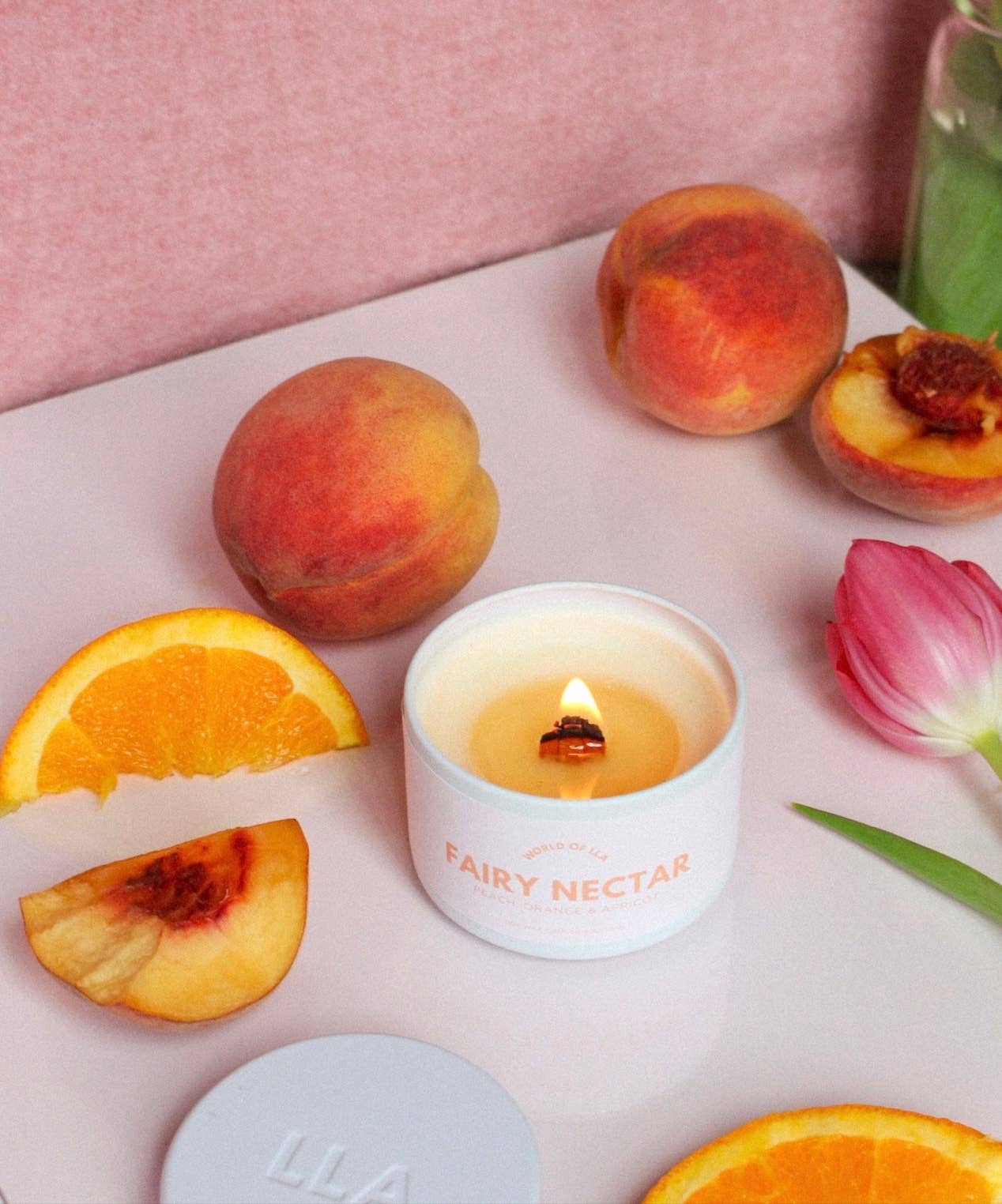 World of LLA - Wholesale Jar/Filled Candle - Fairy Nectar | Peach, Orange & Apricot2