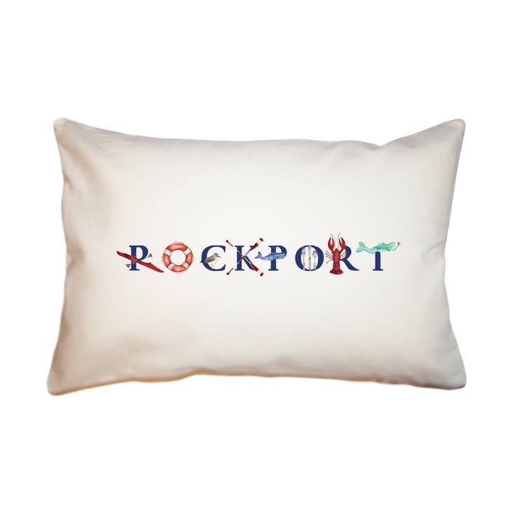 Rockport stor rektangel pude for engroshandel hos Tina Labadini Designs