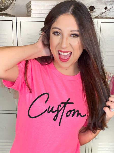 Magic Puff Custom Script T-Shirt for wholesale by Sugar Stitch