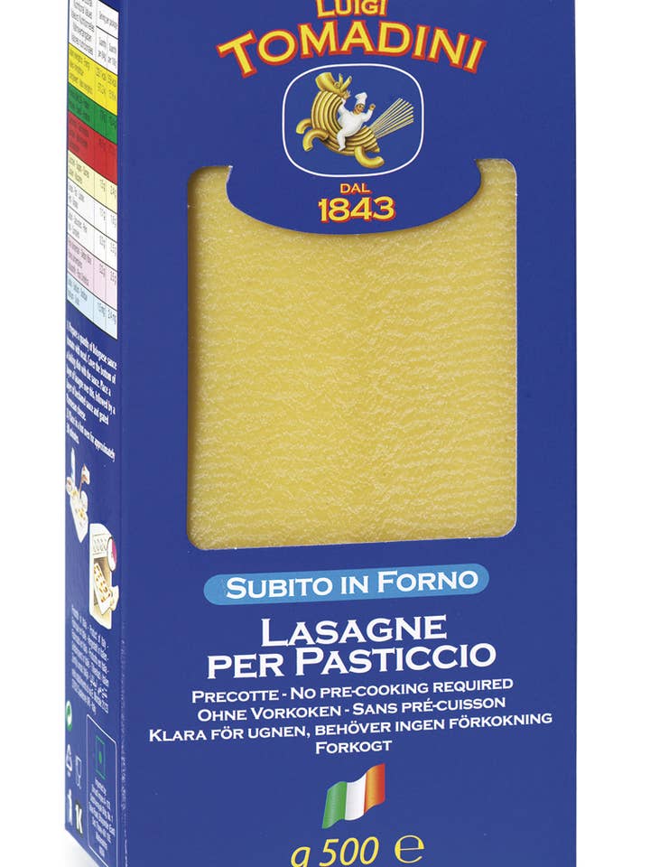 Lasagne Semola 500G - Tomadini Pasta for wholesale by Tomadini Luigi Srl