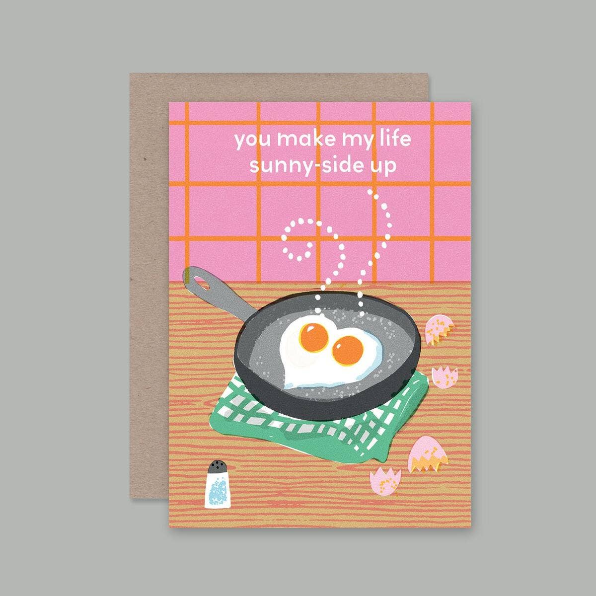 AHD Paper Co - Wholesale Love card - SUNNY SIDE UP card