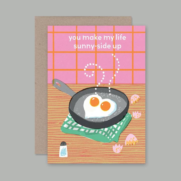 AHD Paper Co - Wholesale Love card - SUNNY SIDE UP card0