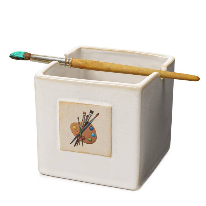 Painters Artist Cup by Gute 3.5"H 3" W - Paint Mixing Cup for wholesale by The Wine Savant / Khen Glassware