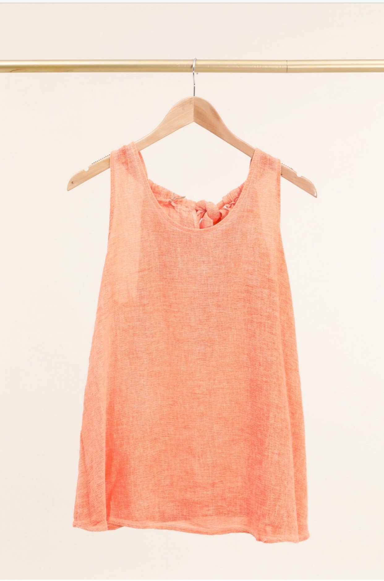 LÉA & LUC - Vente Débardeur – femme - Débardeur en 50% coton et 50% Lin REF. 916838