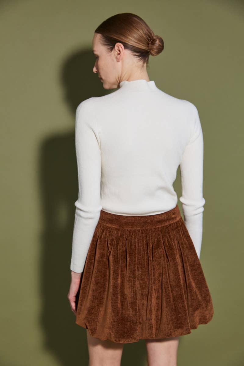 ELLI WHITE - Wholesale Skirt - Women's - Balloon skirt in corduroy8