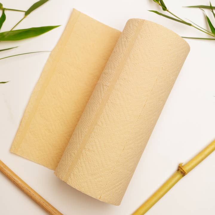 Rustic Strength - Wholesale Paper Towels - Unbleached Paper Towels | PFA-Free | Natural Brown Bamboo