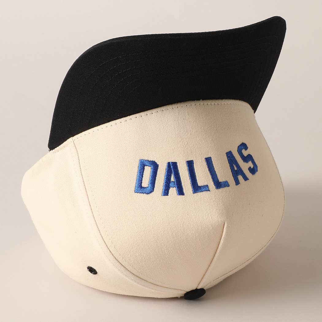 BLACK ROYAL DALLAS - Upside Down Trucker Baseball Cap  for wholesale on Faire3