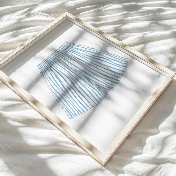 MFMDESIGNS – wholesale Art print – STRIPED SHORTS STUDY5