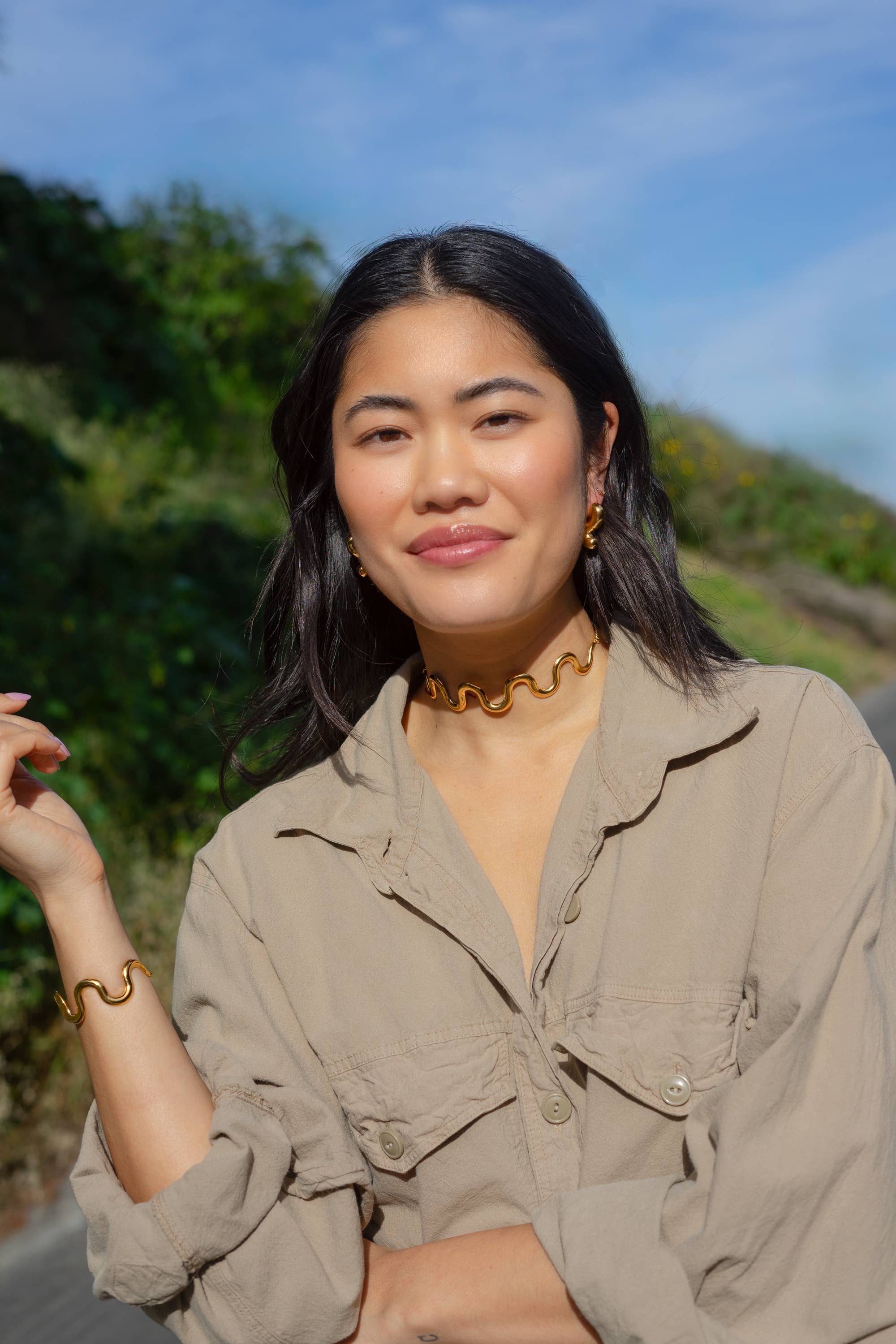 Peter and June - Wholesale Cuff Bracelet - Alma Cuff - 18K Gold Plated3