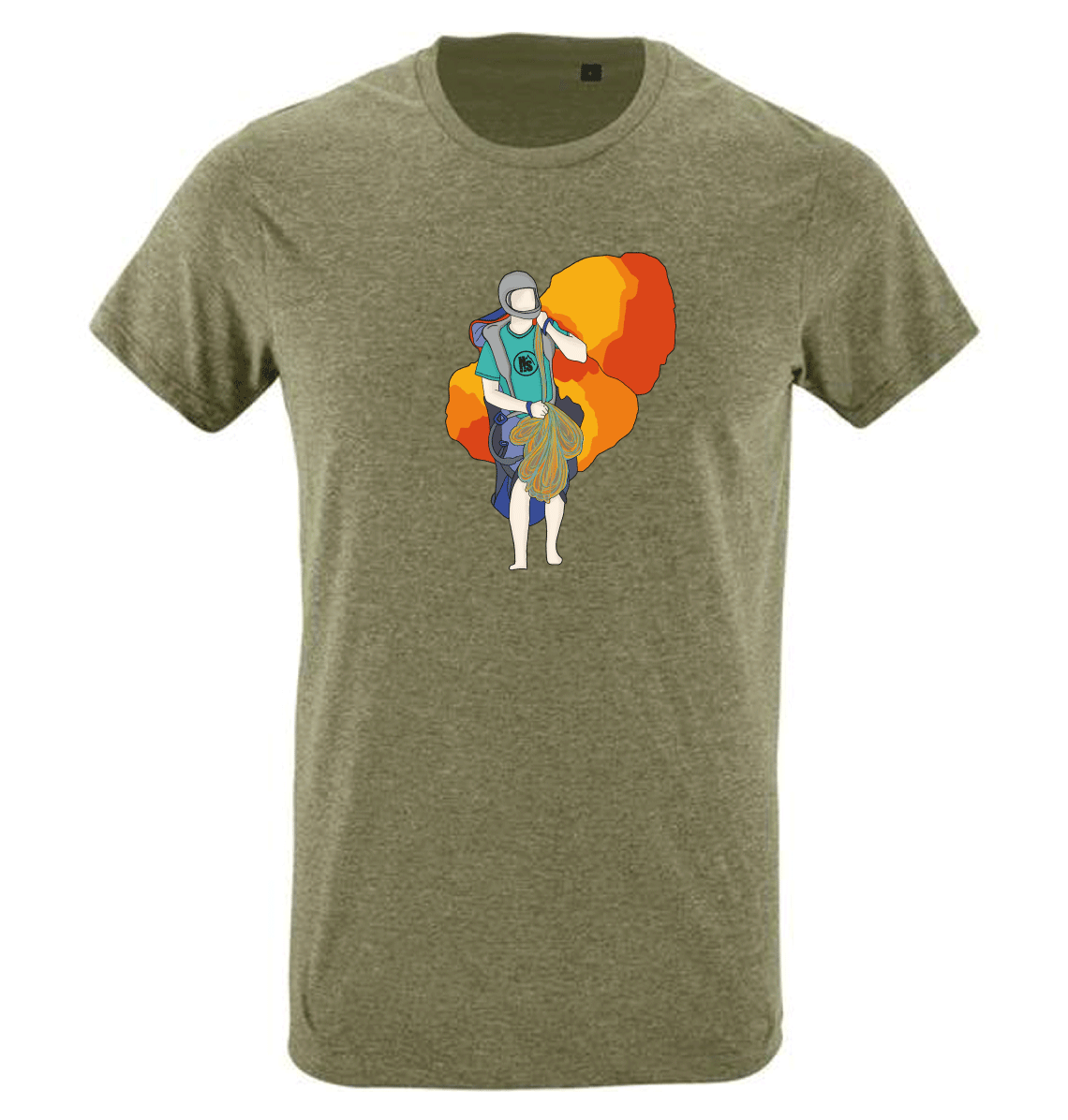 Hot Savoie 74 – Großhandel T-Shirt mit Siebdruck – Herren – Gleitschirm-T-Shirt für Herren3