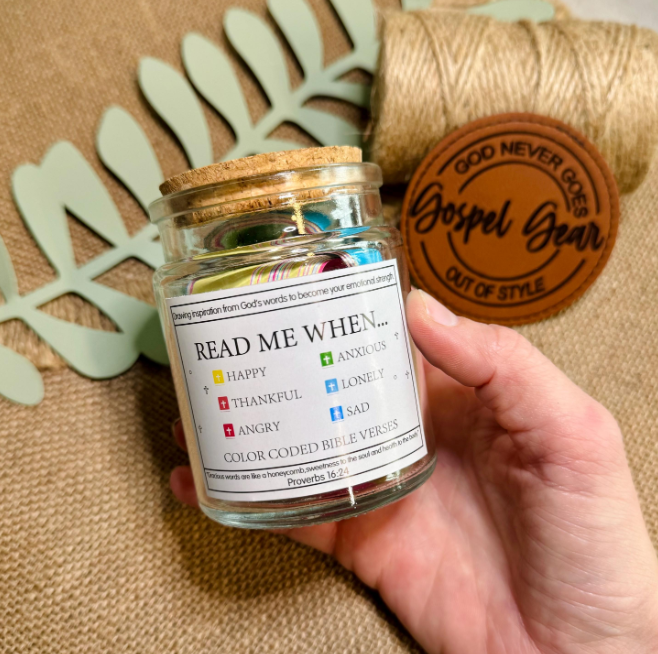 Gospel Gear Co - Wholesale Decorative Jar - Read Me When Bible Verse Scripture Jar2