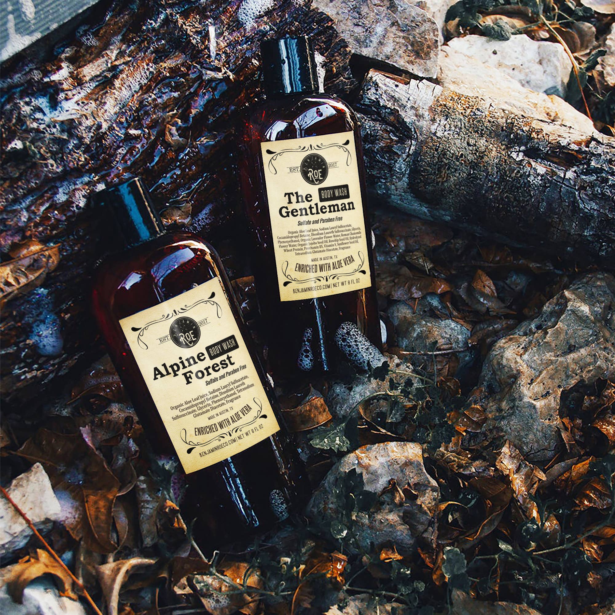 Benjamin Roe - Venta al por mayor Jabones/geles de ducha para el cuerpo - Hombre - Gel de ducha The Gentleman para cabello, cuerpo y barba2