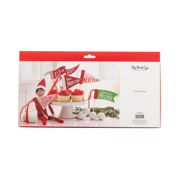 My Mind’s Eye - Wholesale Christmas Decoration - PLHB364 - Mini Elf Pennants3