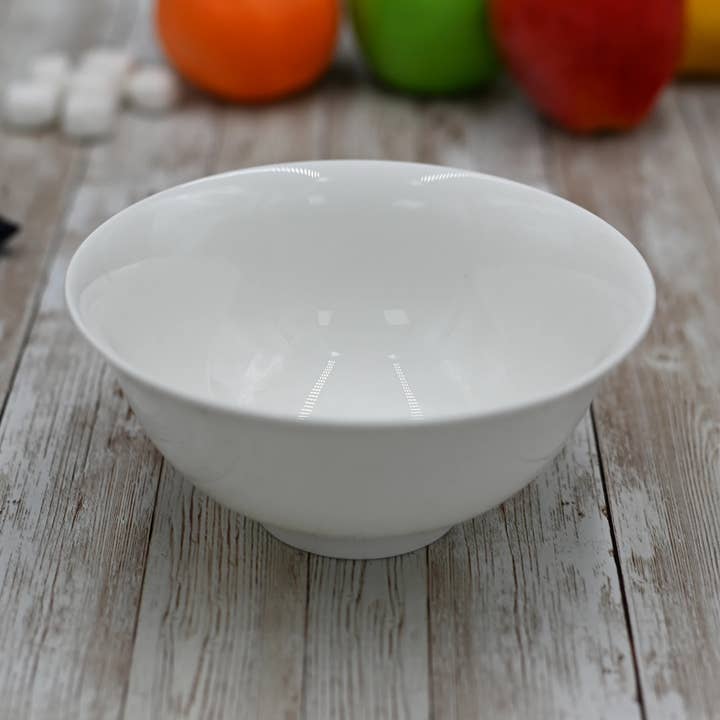 WILMAX USA - Vente Bol - Bol 6' Classique en Porcelaine pour Maison & Cuisine0