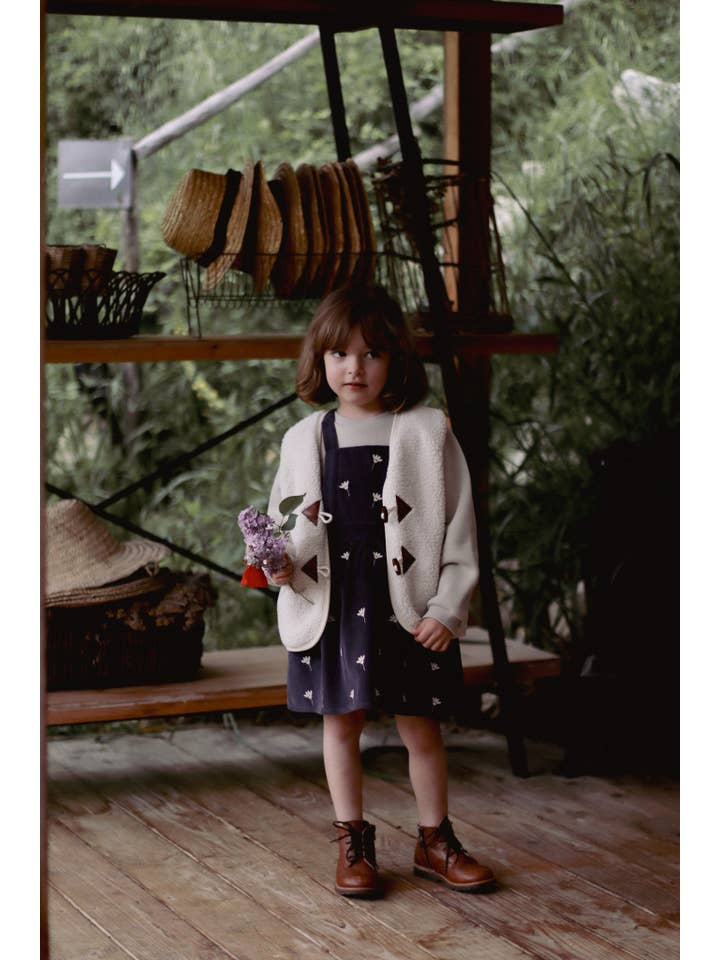 Eli & Nev - Wholesale Outerwear Vest - Kids - Baby / Kids Teddy Vest with Checkered Lining OEKO-TEX