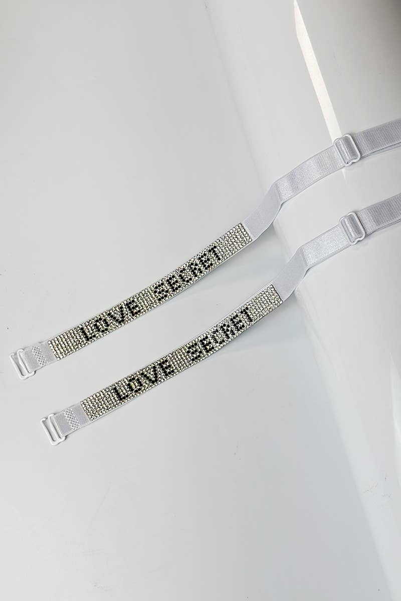 Belle Com'Elle - Wholesale Belt - Women's - “LOVE SECRET” Rhinestone Braces/V420172