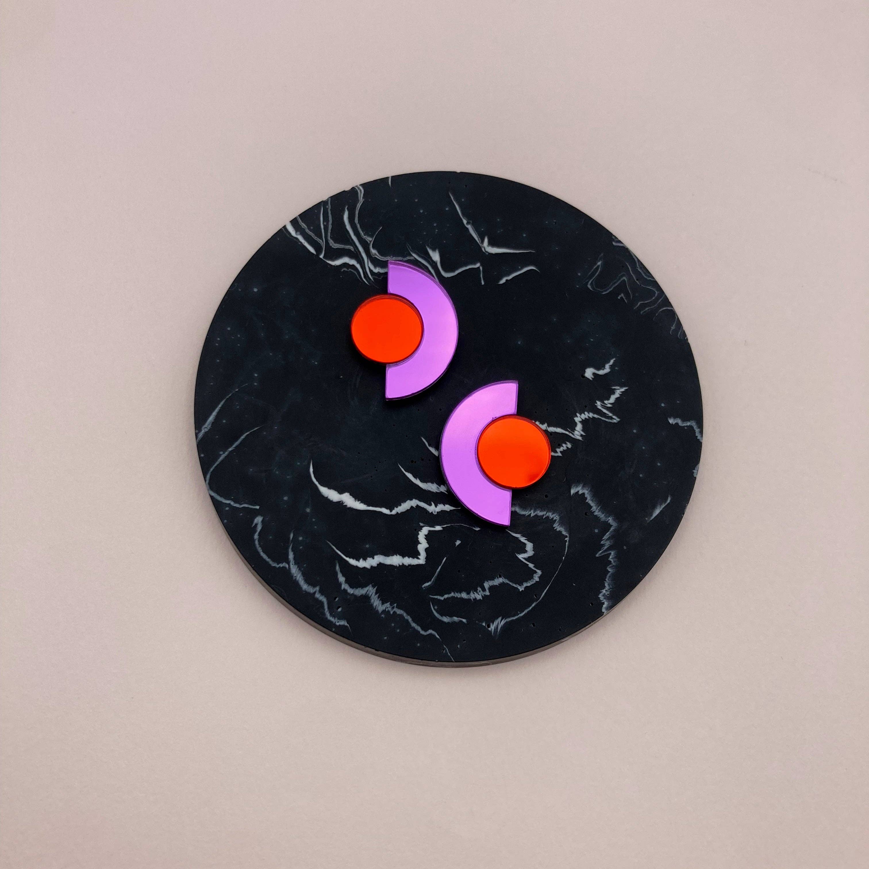 Studio Annette – wholesale Stud/post earrings – Mirror stud earrings - Roseline2