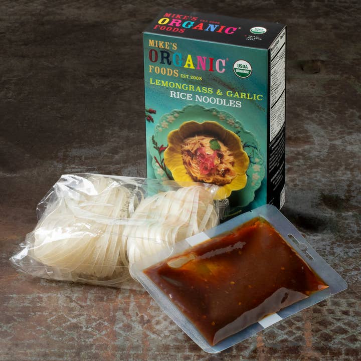 Mike's Organic Curry Love - Wholesale Ramen - Lemongrass & Garlic Sauce Noodle Kit ORGANIC2